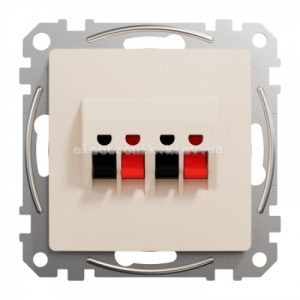 Аудіо розетка колір бежевий Sedna Design