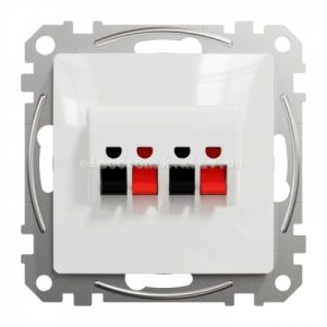 Аудіо Розетка колір білий Sedna Design