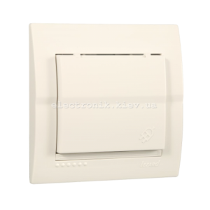 DERIY КРЕМ Розетка із заземленням кришкою