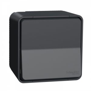 Кнопковий вимикач у зборі IP55, чорний, Mureva Styl Schneider Electric MUR35026
