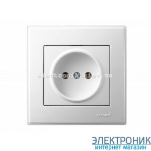 LESYA БІЛИЙ Розетка без заземлення