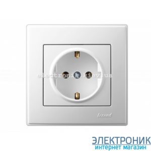 LESYA БІЛИЙ Розетка Із заземленням