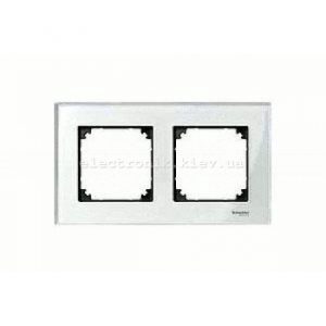 M-ELEGANCE СКЛЯНА РАМКА 2-П., БІЛ БР