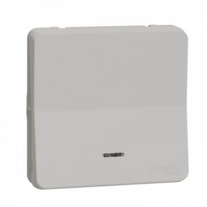 Механізм кнопкового вимикача з підсвічуванням IP55, білий, Mureva Styl Schneider Electric MUR39127