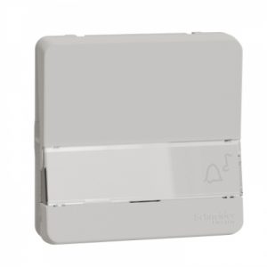 Механізм кнопкового вимикача з полем для маркування IP55, білий, Mureva Styl Schneider Electric MUR39129