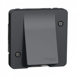 Механізм виведення кабелю IP55, чорний, Mureva Styl Schneider Electric, MUR37931