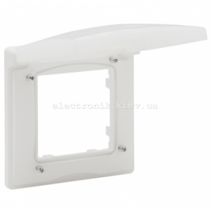 NILOE STEP Рамка 1-постова IP44, колір білий