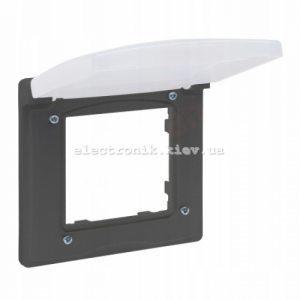 NILOE STEP Рамка 1-постова IP44, колір Сталь