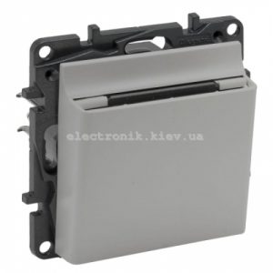 NILOE STEP вимикач картковий 6А 250В, колір Алюміній