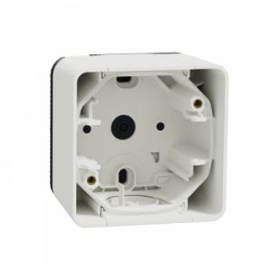 Одномісний бокс для поверхневого монтажу IP55, білий Mureva Styl Schneider Electric MUR39911