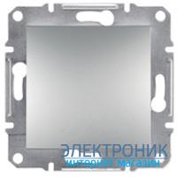Перемикач Schneider (Шнайдер) Asfora Plus 1-клавішний прохідний алюміній
