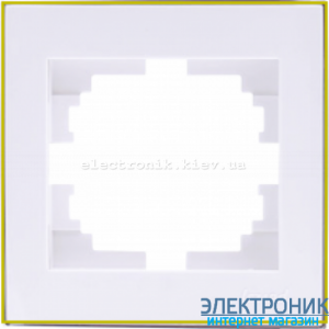 RAIN Рамка 1-а біла зі вставкою золото