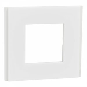 Рамка 1-постова Unica Deco Material, матовий білий