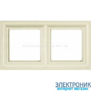 Рамка 2 пост цт. слонова кістка Jung Eco Profi Deco