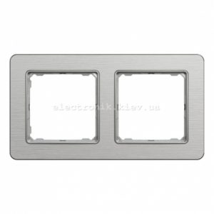 Рамка 2-пости Sedna Elements SDD370802U матовий алюміній