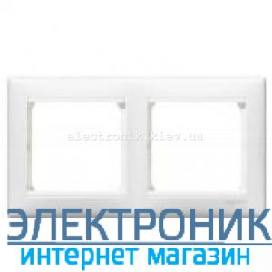 Рамка 2 посту колір білий Legrand Valena