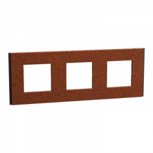 Рамка 3-постова Unica Deco Material, теракотовий