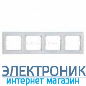 Рамка 4 поста колір білий Legrand Valena