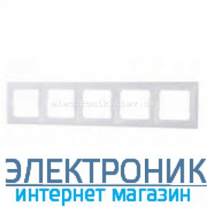 Рамка 5 постів колір білий Legrand Valena
