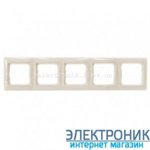 Рамка 5 постів слонова кістка Legrand Valena