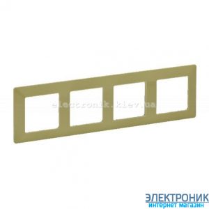 Рамка чотирипостова Legrand Valena Life (лайм)
