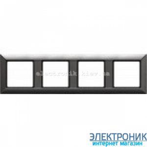 Рамка чотирирічна Jung Eco Profi Антрацит