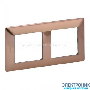 Рамка двопостова Legrand Valena Life (мідь)