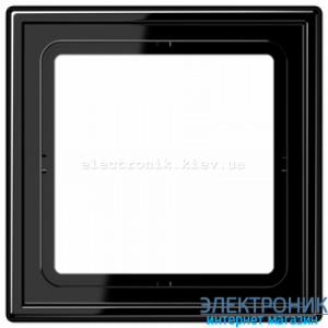 Рамка одномісна JUNG LS990 чорний глянець