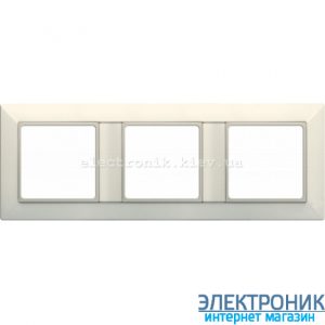 Рамка потрійна Jung Eco Profi Слонова кістка