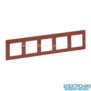 Рамка п'ятипостова Legrand Valena Life (теракота)