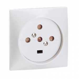 Розетка для електроплит 20A, 3 фази, Legrand, слонова кістка