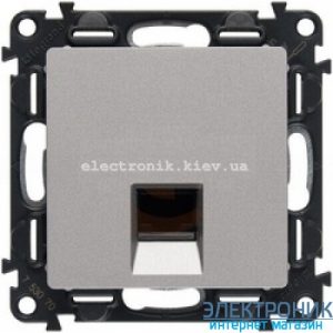 Розетка інтернет / RJ45 Кат. 5e, Legrand Valena Life (алюміній)