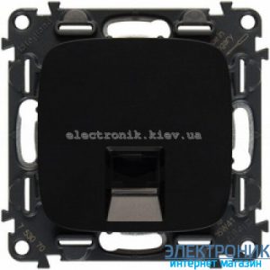 Розетка інтернет RJ45, кат. 5e UTP, Legrand Valena Allure (антрацит)