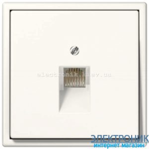 Розетка комп'ютерна RG 45 JUNG LS990 крем