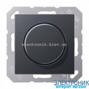 Світлорегулятор поворотний універсальний Eco Profi Антрацит