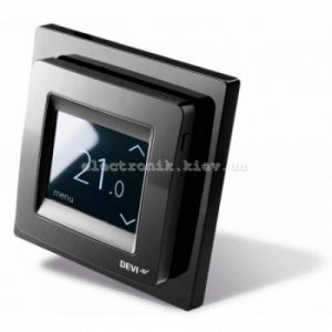 Терморегулятор для теплої підлоги DEVIregТМ Touch Black
