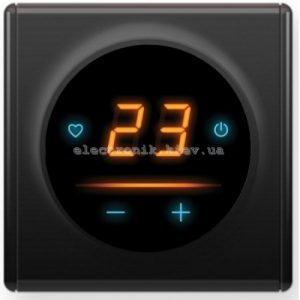 Термостат ONEKEYELECTRO 25 з WiFi, рамка чорна, пластик