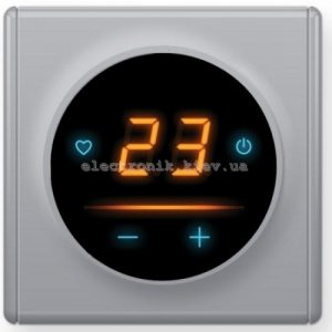 Термостат ONEKEYELECTRO 25 з WiFi, сіра рамка, пластик