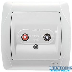 VIKO CARMEN БІЛИЙ Розетка аудіо