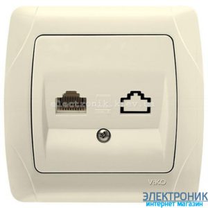 VIKO CARMEN КРЕМ Розетка комп'ютерна