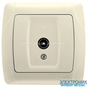 VIKO CARMEN КРЕМ Розетка телевізійна