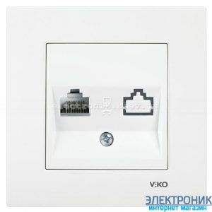 VIKO KARRE БІЛИЙ Розетка комп'ютерна