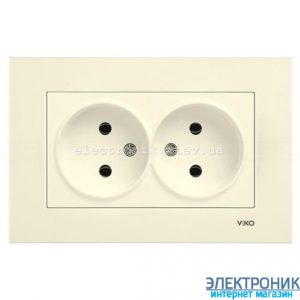 VIKO KARRE КРЕМ Розетка подвійна