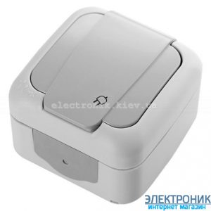 VIKO PALMIYE СІРИЙ Розетка із заземленнямм