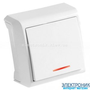 VIKO VERA БІЛИЙ Вимикач з підсвічуванням