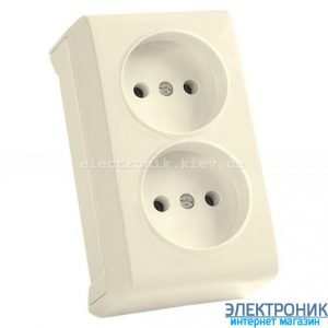 VIKO VERA КРЕМ Розетка подвійна