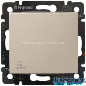 Вимикач 1-клавішний IP44 слонова кістка Legrand Valena