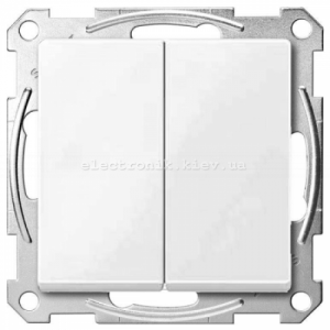 Вимикач 2-кл прохідний Schneider Electric Merten System M активно-білий