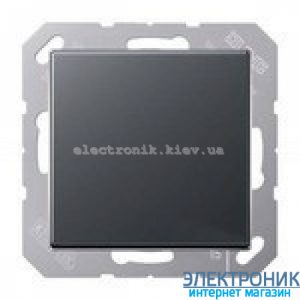 Вимикач одноклавішний прохідний (з 2-х місць) Eco Profi 10А Антрацит