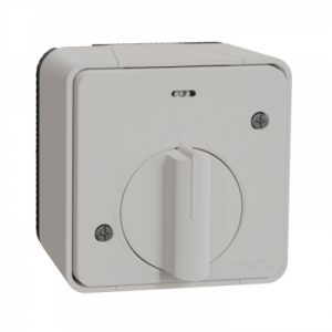 Вимикач з таймером IP55, для поверхневого монтажу, білий, Mureva Styl Schneider Electric MUR39067